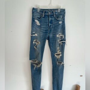 American Eagle Ripped Skinny Jeans